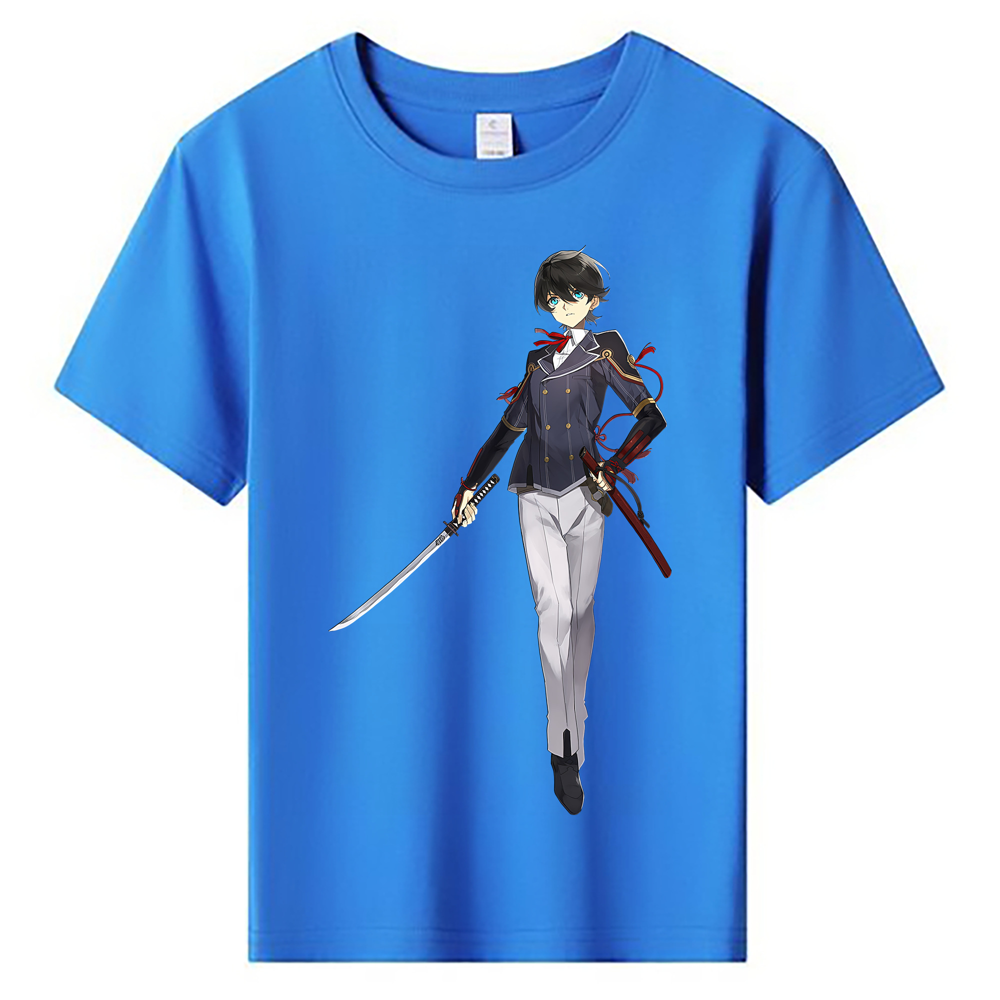（画像用） 刀剣乱舞 Touken Ranbu 綿100％キッズTシャツ（フロントプリント）